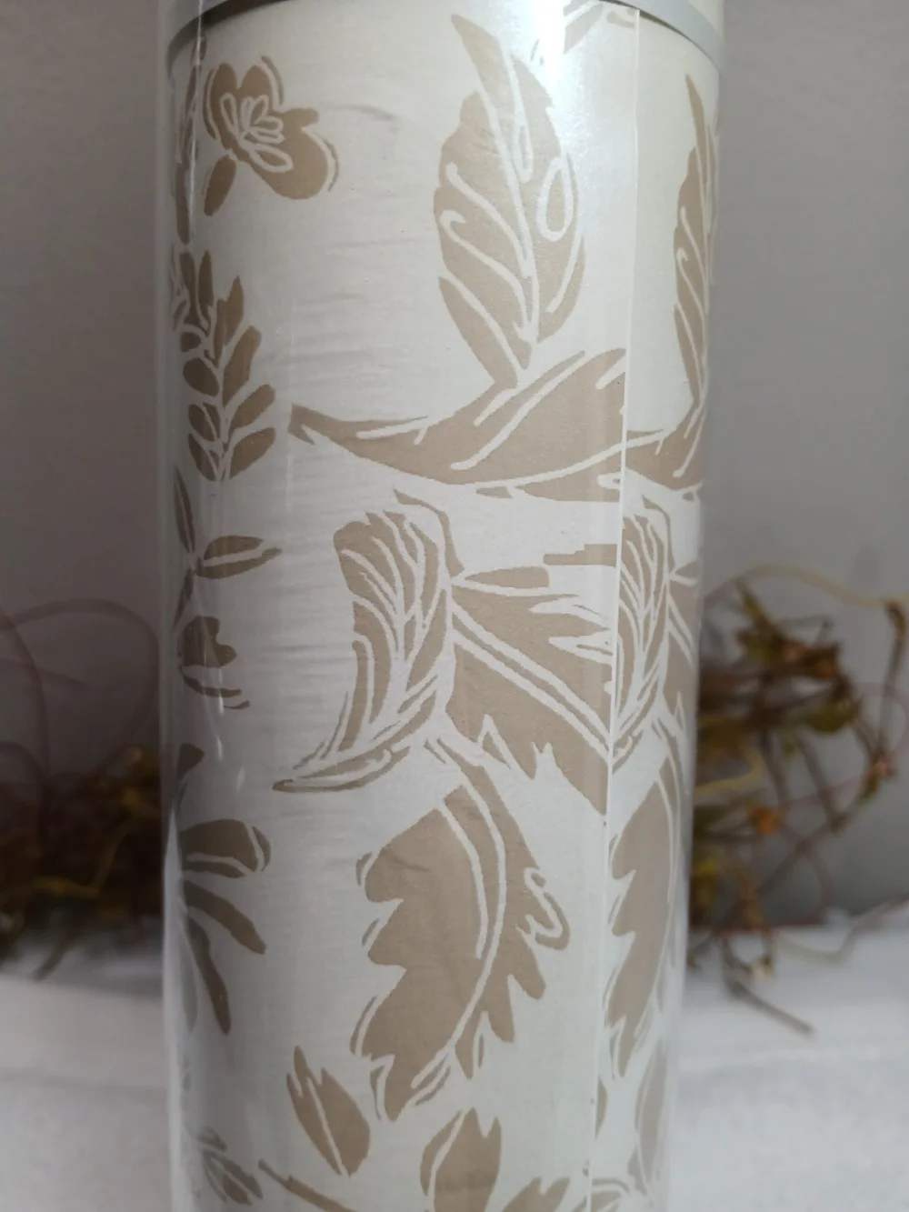 Threshold Studio McGee Floral Damask Wallpaper in Beige and Cream
